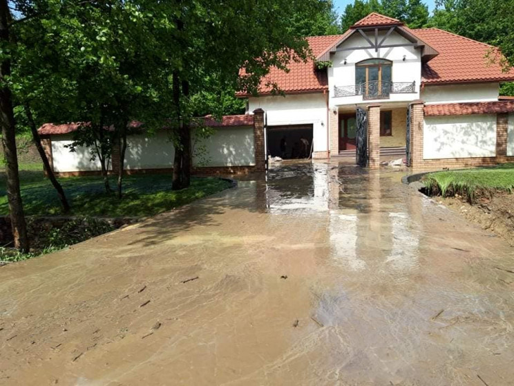Подтопление в Закарпатье (Фото - Должанская ОТГ)