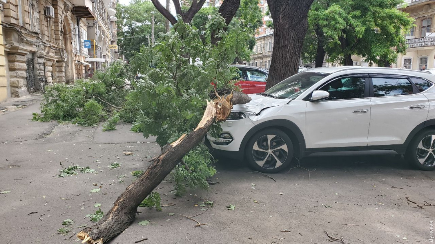 Ураган в Одессе