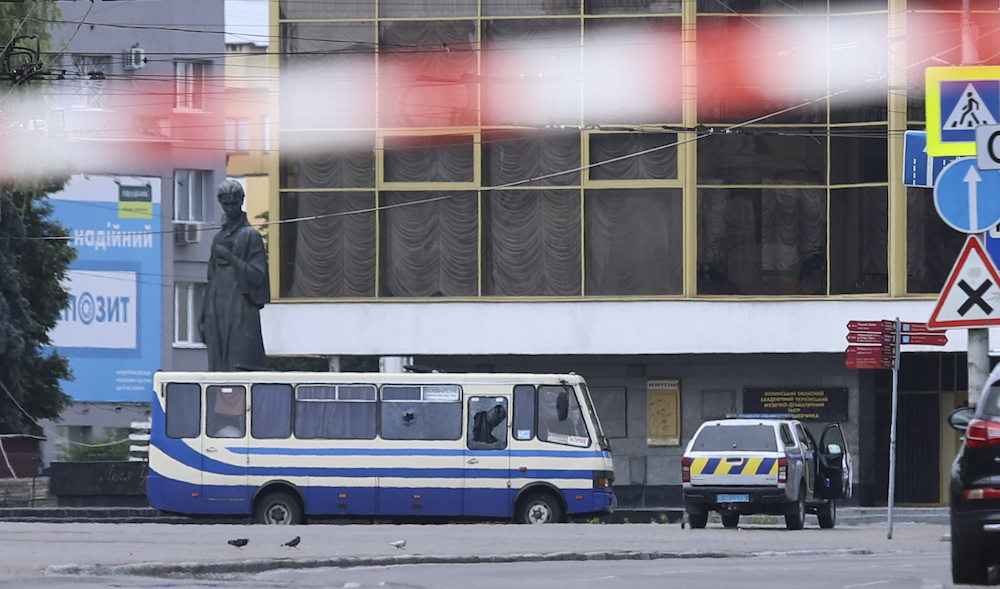 В Луцке захватили автобус с заложниками: все новости