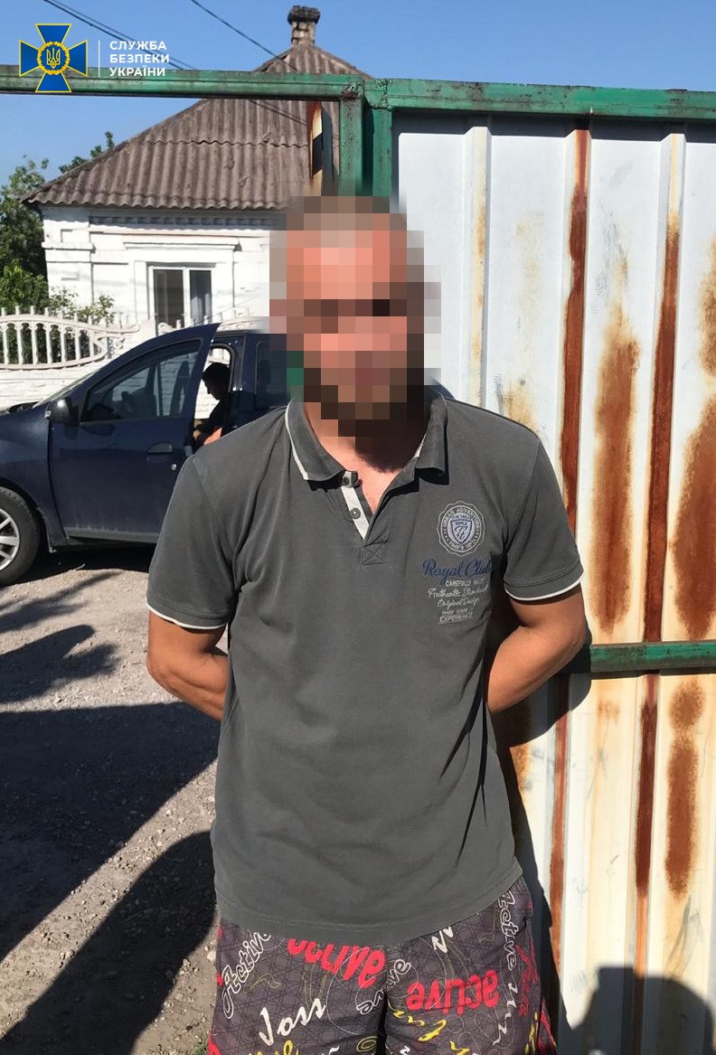 Фото: пресс-служба СБУ СБУ: Задержан пулеметчик боевиков, который воевал у Донецкого аэропорта
