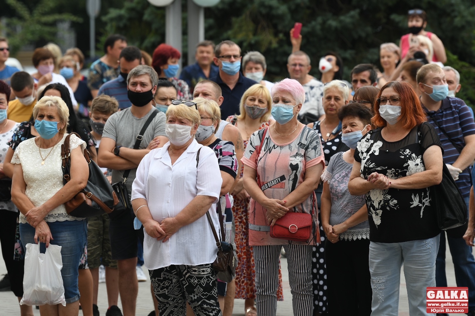 Протест в Ивано-Франковске (Фото: galka.if.ua)