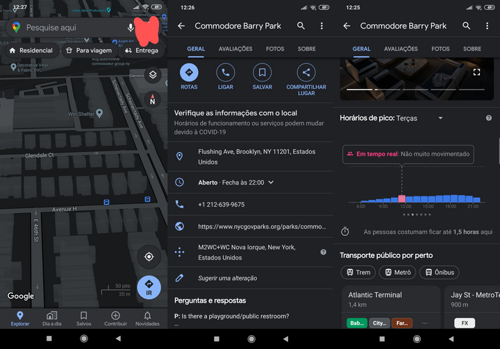 Скриншот Google Maps
