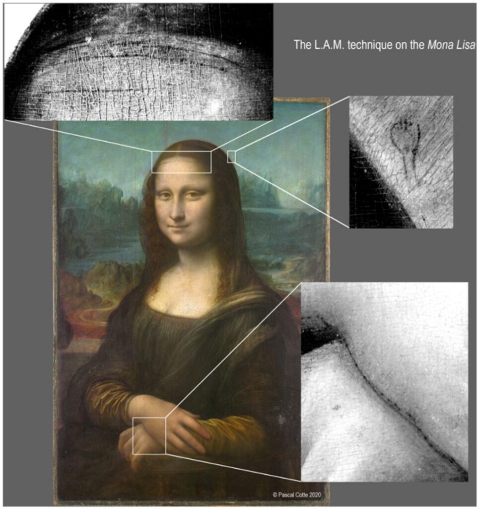 Под картиной "Мона Лиза" обнаружили скрытый набросок