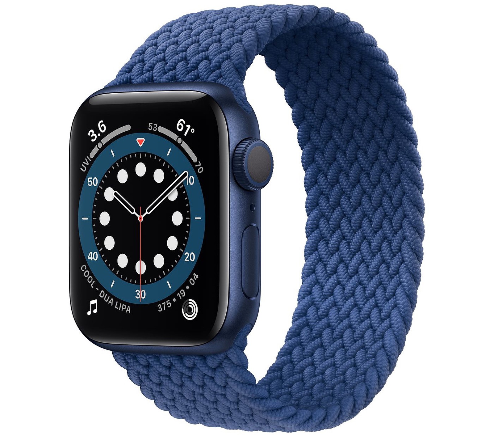 Apple Watch Seires 6 в темно-синем цвете Apple Watch Seires 6 в темно-синем цвете