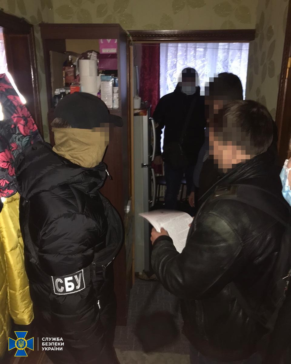 Задержание подозреваемого в Харькове (Фото: пресс-служба СБУ)