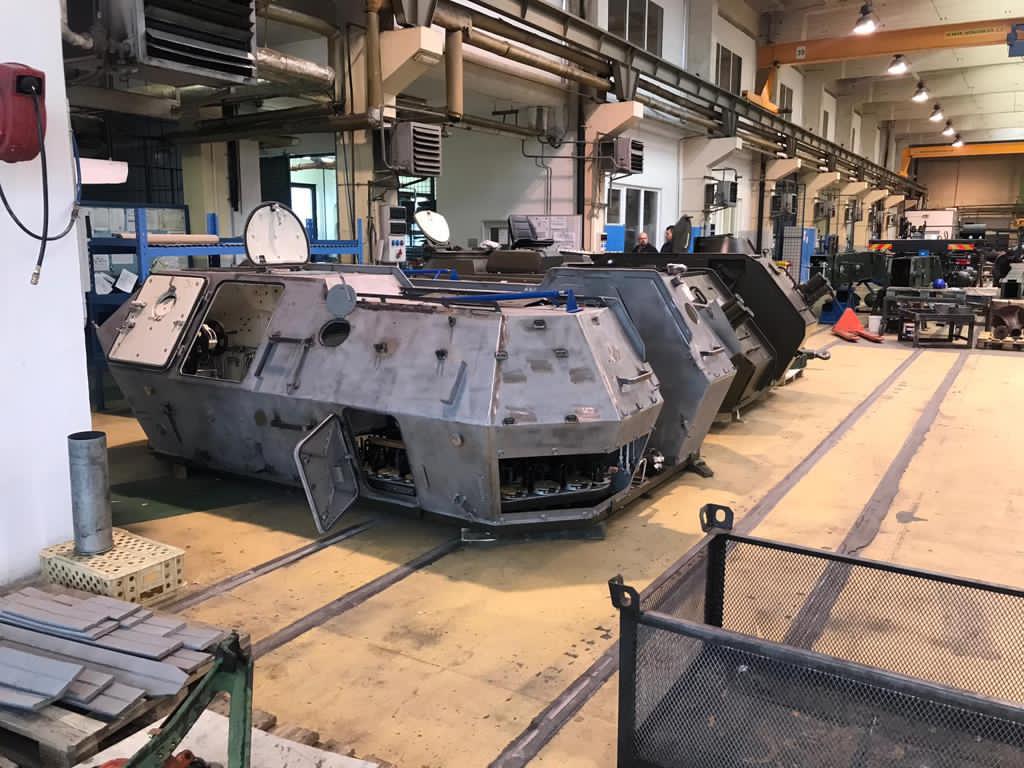 Производство САУ "Дана М2" (Фото: Укрспецэкспорт/Facebook)