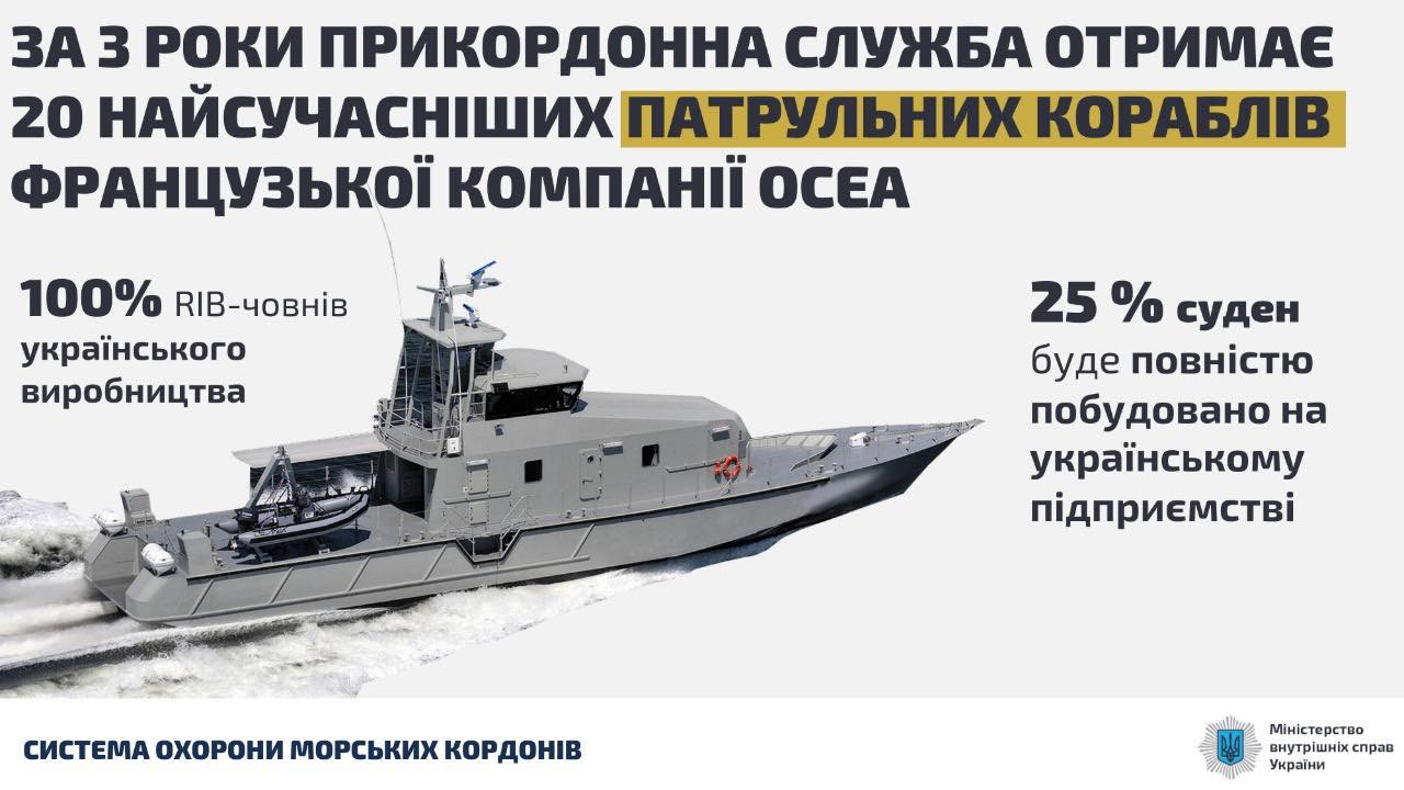 Катер морской охраны (Фото: МВД) Катер морской охраны (Фото: МВД)