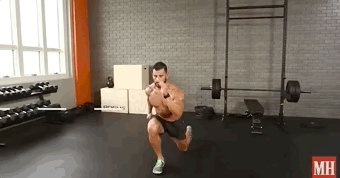 Відео: Youtube-канал Men’s Health випади з підйомом коліна