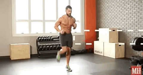 Відео: Youtube-канал Men’s Health біг на місці з захльостом