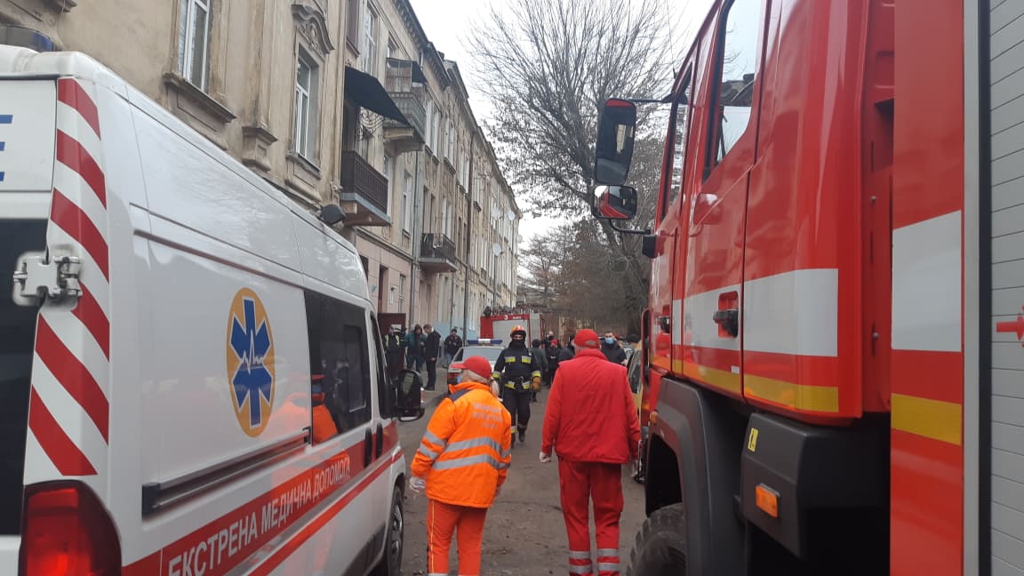 Взрыв в доме во Львове (фото – ГСЧС)