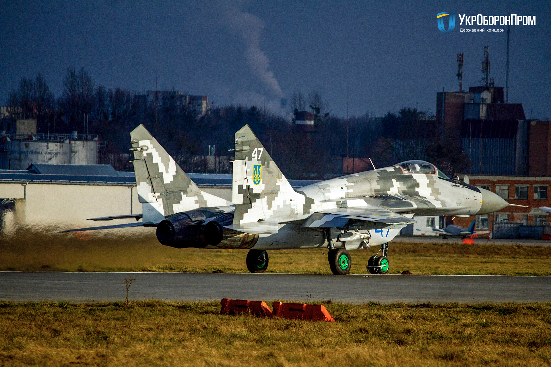 Отремонтированный МиГ-29 (Фото: пресс-служба Укроборонпрома)