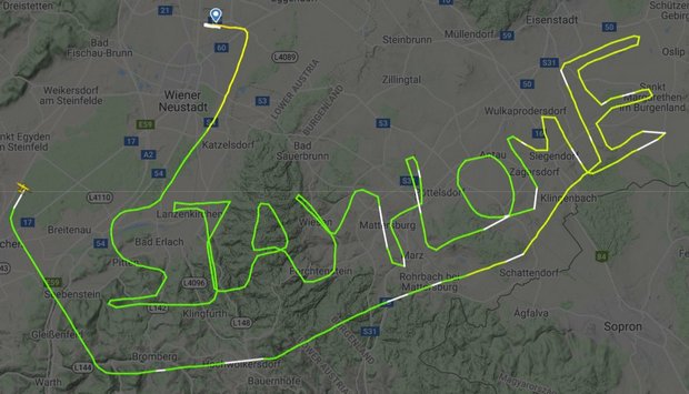 Иллюстрация: Flightradar Иллюстрация: Flightradar