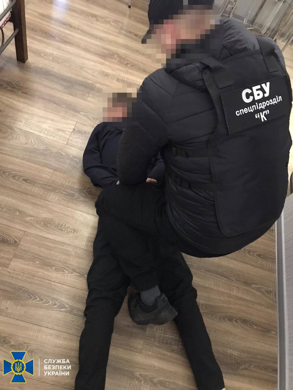 Задержание подозреваемых (Фото: пресс-служба СБУ) Задержание подозреваемых (Фото: пресс-служба СБУ)