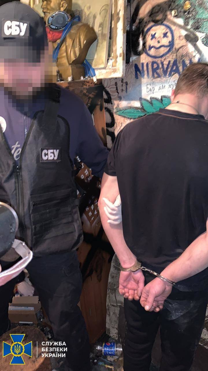 Задержание подозреваемых (Фото: пресс-служба СБУ)