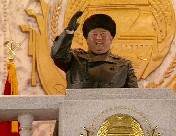 Cкриншот из видеозаписи KCNA Cкриншот из видеозаписи KCNA