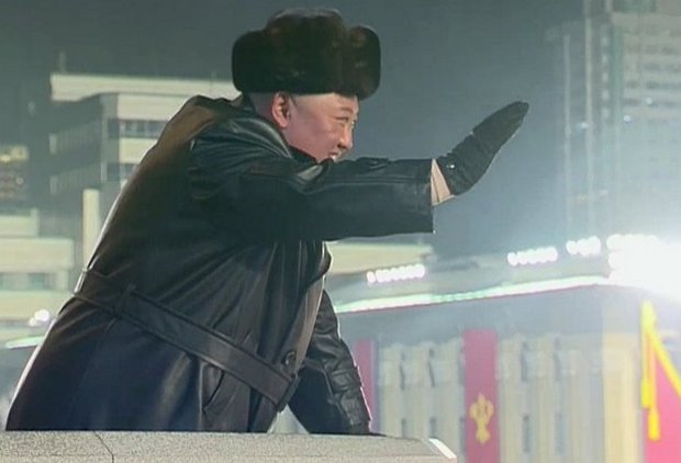 Cкриншот из видеозаписи KCNA Cкриншот из видеозаписи KCNA