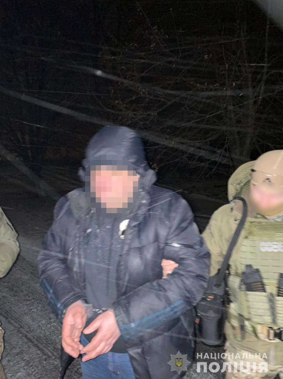 Фото – пресс-служба Нацполиции Убийство в Харькове. Полиция задержала подозреваемого за пределами города