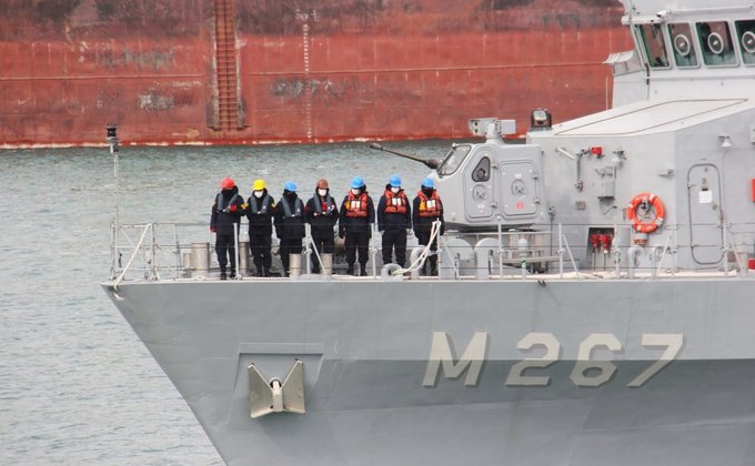 Впервые в 2021 году в порт Одессы прибыла группа кораблей НАТО – фото