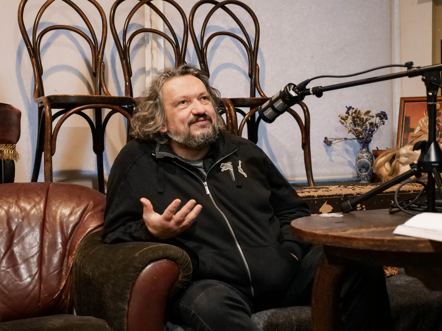 Влад Троицкий (Фото: Татьяна Павлушенко/LIGA.net) "Украинская культура всегда начинается с нуля". Правила творчества Влада Троицкого
