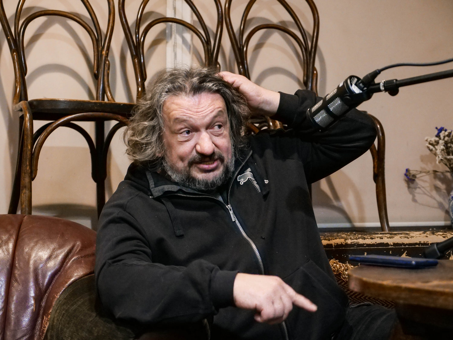 Влад Троицкий (Фото: Татьяна Павлушенко/LIGA.net) "Украинская культура всегда начинается с нуля". Правила творчества Влада Троицкого