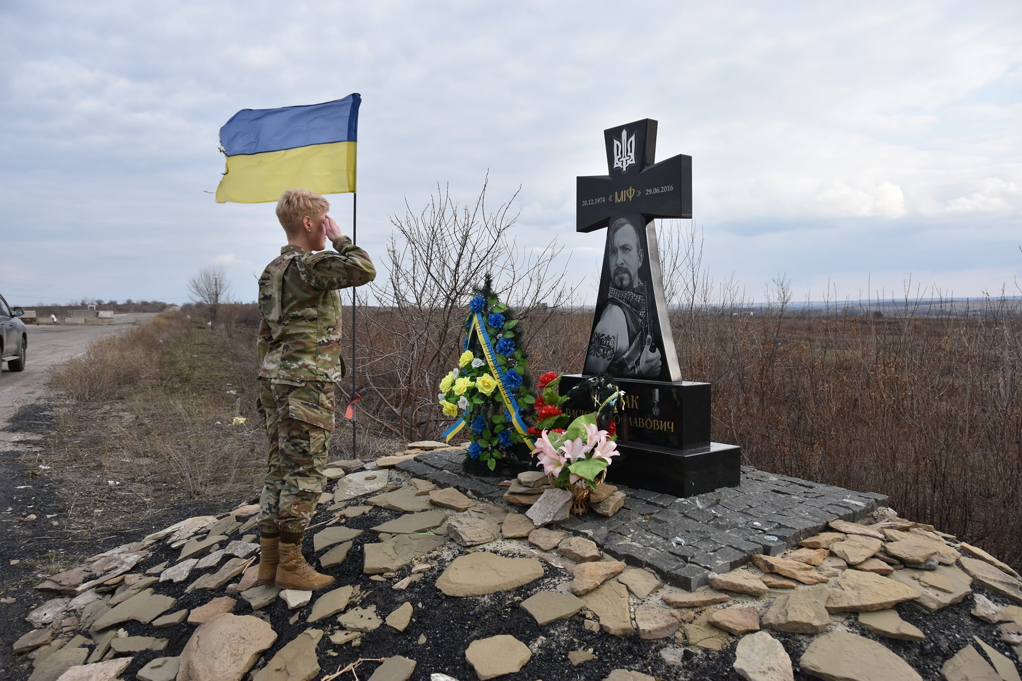 Фото: facebook.com/pressjfo.news В районе операции объединенных сил на Донбассе побывала военная делегация США: фото