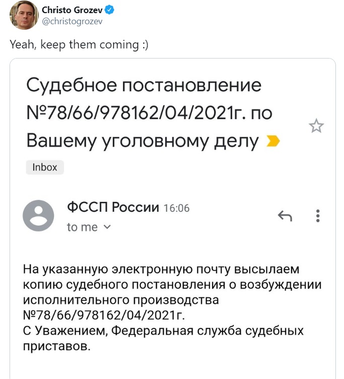 "Идиоты". Грозев из Bellingcat обратился к ГРУ РФ: говорит, пытались взломать аккаунт