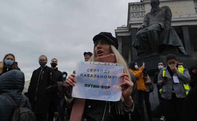 В России прошли акции в защиту Навального, задержаны более 1000 человек: фото