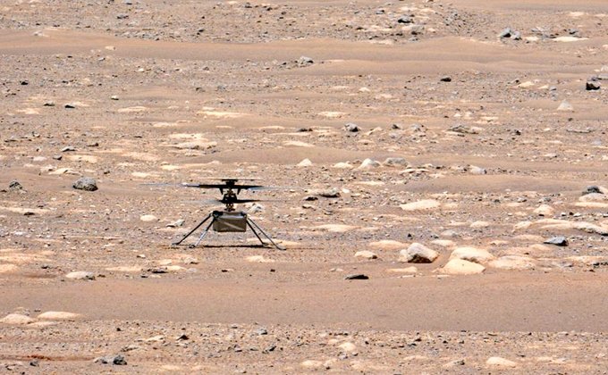 Марсианский вертолет улетел из кадра: видео