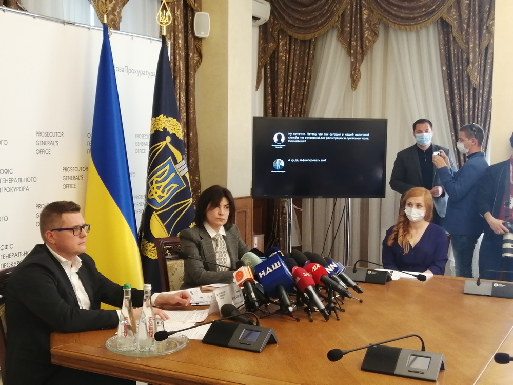 Иван Баканов и Ирина Венедиктова (фото: Заика Богдан/LIGA.net)