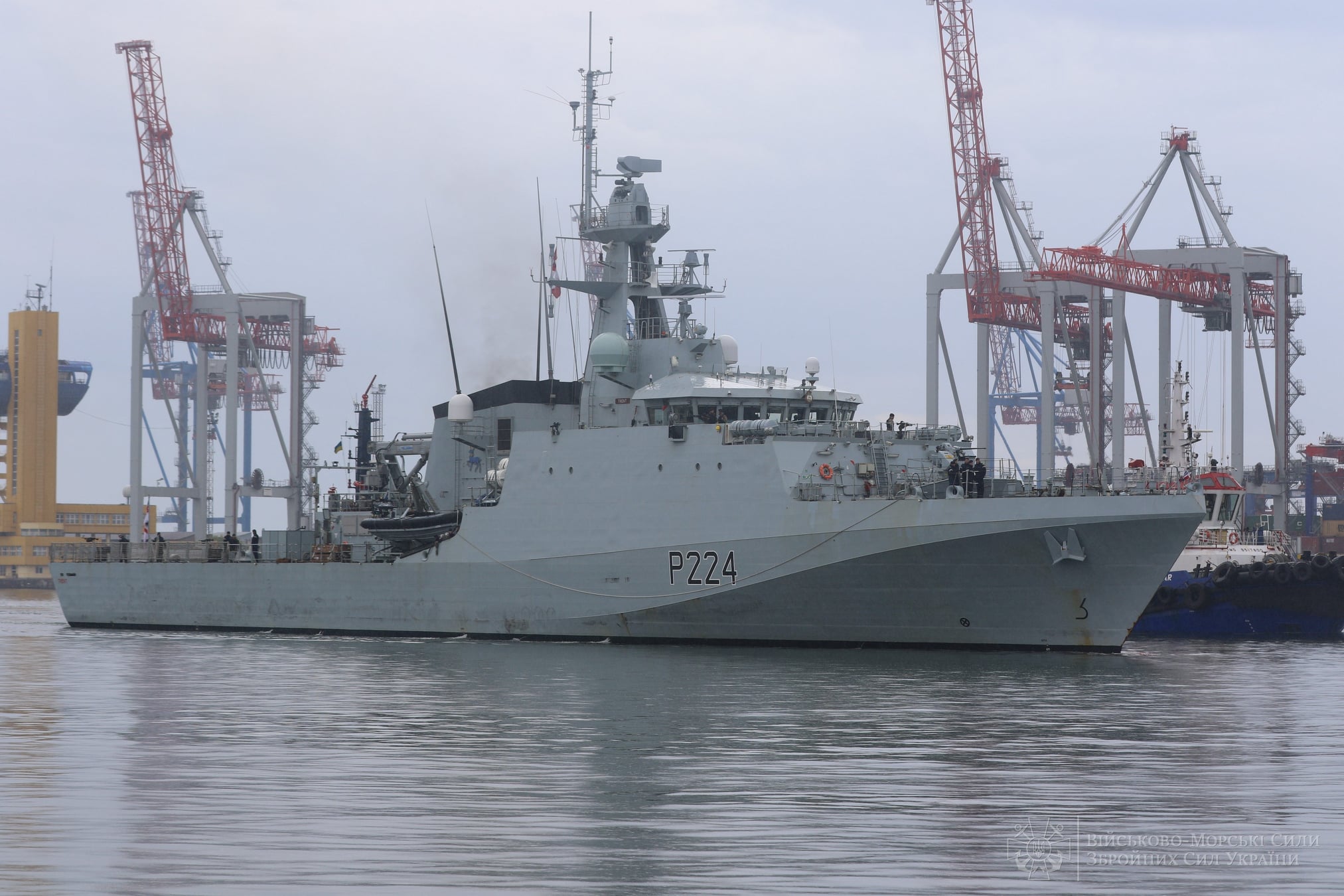 OPV Trent (фото: ВМС ВСУ) В Одессу прибыл корабль Королевского флота Великобритании: фото