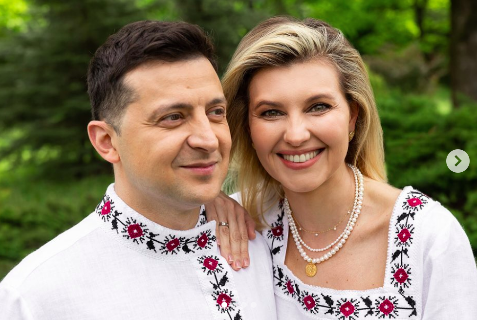 Володимир та Олена Зеленські. Фото: instagram olenazelenska_official