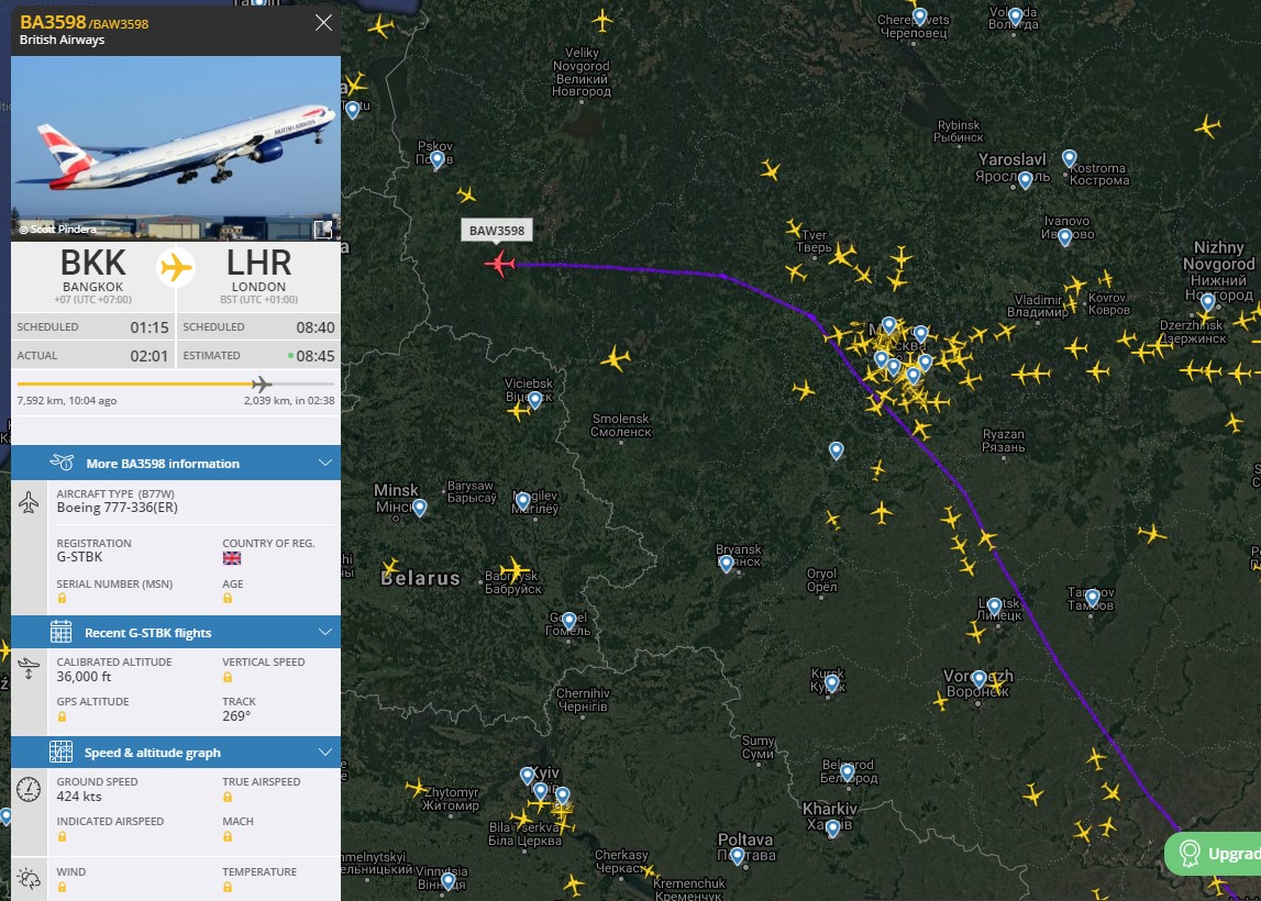 В небе над Беларусью почти нет самолетов: Lufthansa облетает через Украину – трекинг