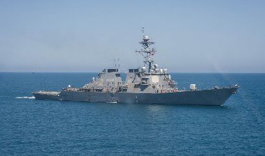 Ракетный эсминец США USS Ross в Черном море (фото – U.S. Naval Forces Europe-Africa , U.S. 6th Fleet) Вопреки призывам России. Ракетный эсминец США вошел в Черное море на учения с Украиной