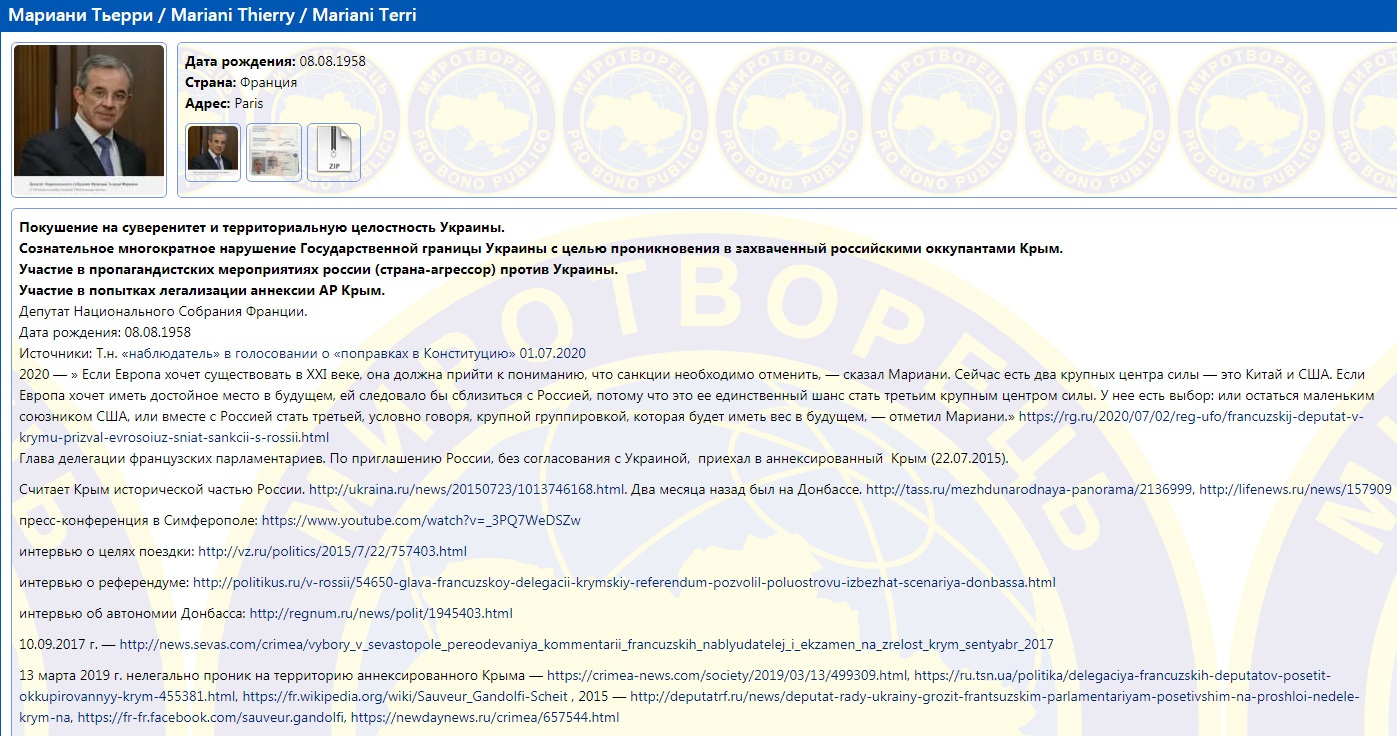 За Крым. Европарламент исключил пропутинского депутата из миссии мониторинга выборов