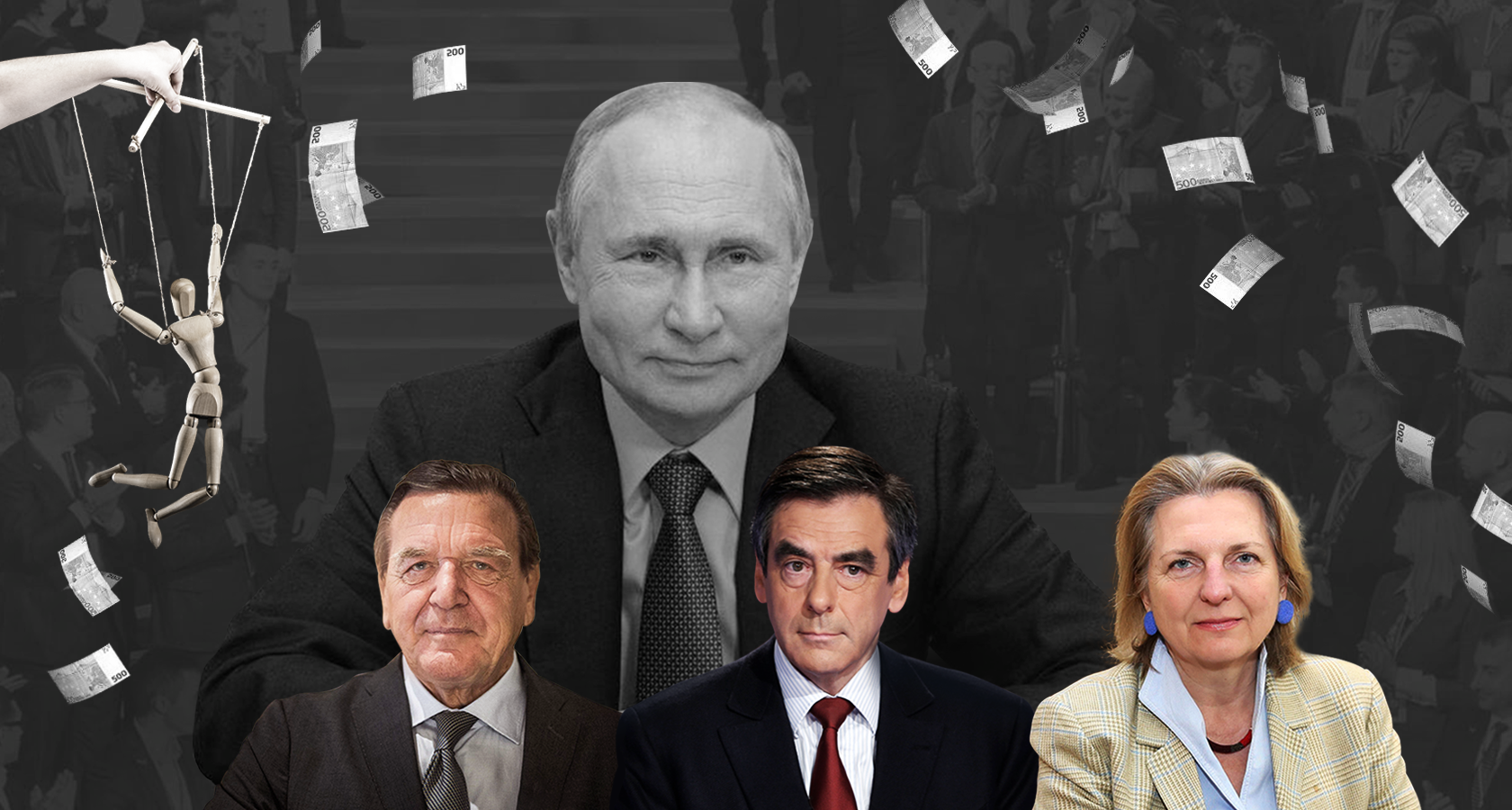 Шредер, Фійон, Кнайсль. Як Путін купує собі друзів: дев'ять прикладів - Фото