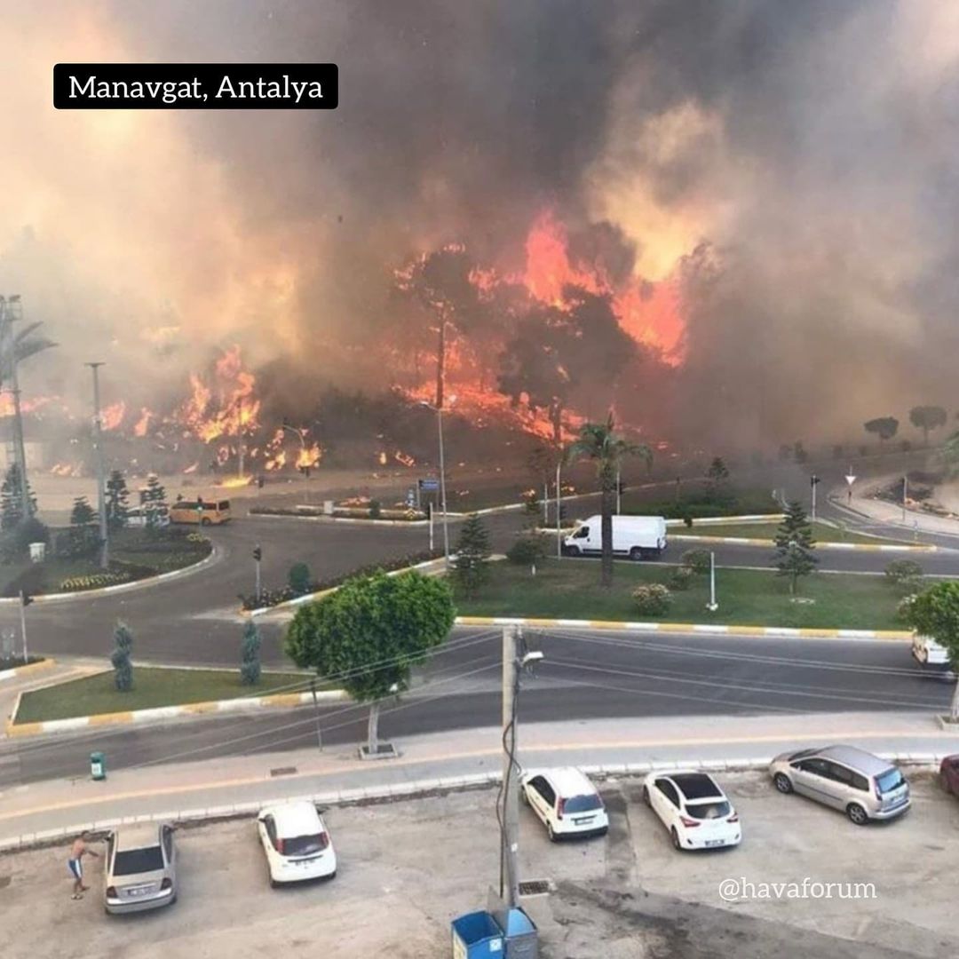 В Турции масштабные лесные пожары добрались до курортной Анталии – фото, видео