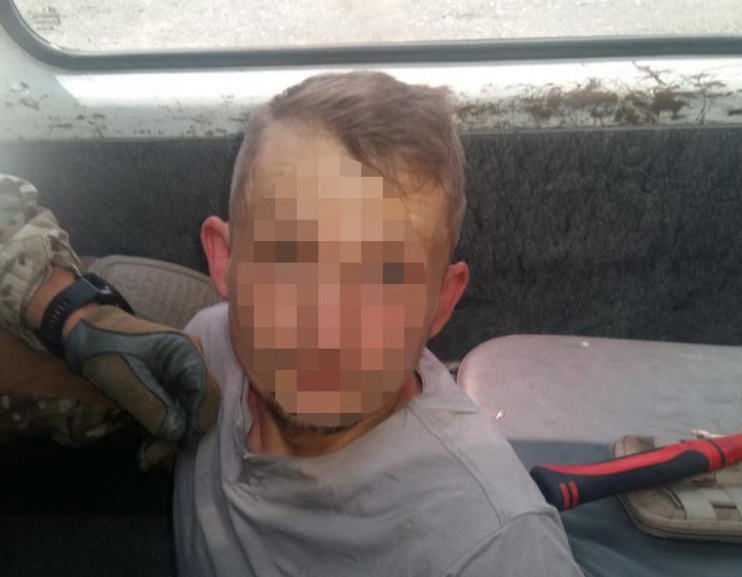 Задержанный (Фото – Нацполиция) Взрывы в почтоматах Киева и Одессы. Подозреваемый задержан, у него нашли паспорт РФ