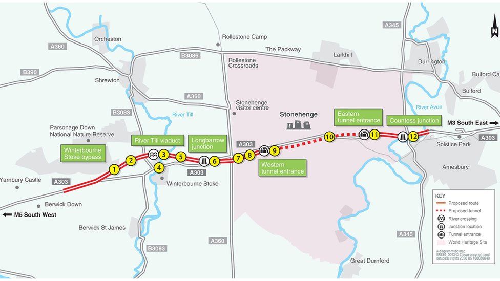Карта :: Highways England 1,7 млрд фунтів. Захисники Стоунхенджу домоглися заборони на будівництво тунелю біля пам'ятника