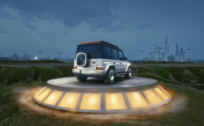 Mercedes-Benz показав концепт електричного Гелендвагена: фото, відео