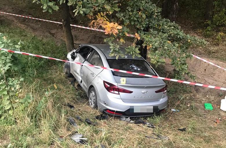 На місці ДТП (Фото: поліція Києва) У Києві сталася ДТП за участю восьми автомобілів: фото