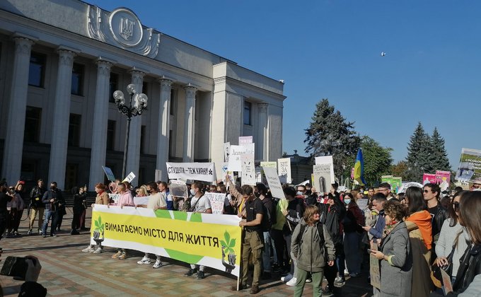 Марш за Київ: У столиці проводять акцію проти ключових проблем міста – Фото