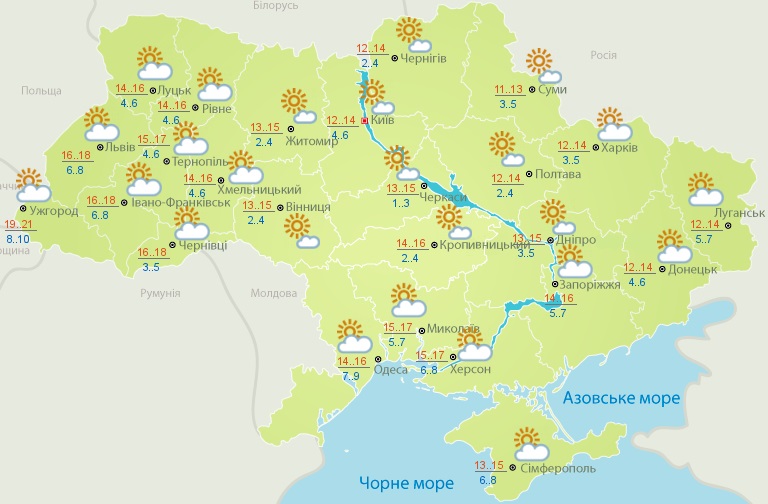 До вихідних в Україні буде прохолодно і без дощів: прогноз на тиждень