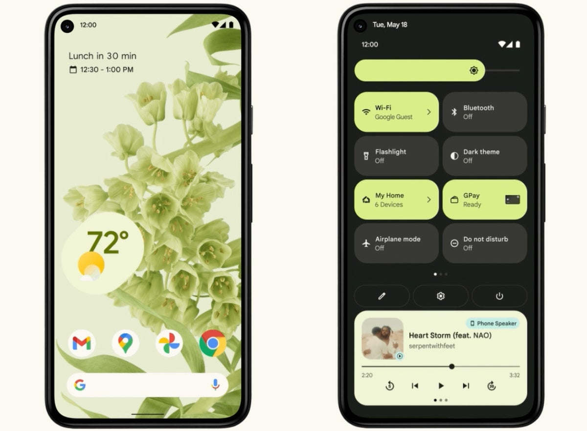 Material You в Android 12