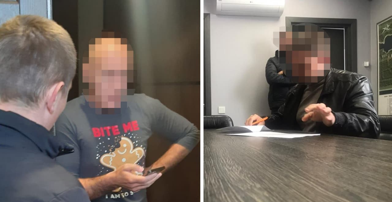 Вручення підозр (Фото – Київська міська прокуратура) Напад на журналістів Схем в Укрексімбанку: Мецгеру і Пікалову вручили підозри