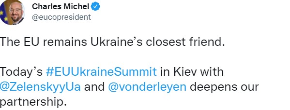 У Києві розпочався саміт Україна-ЄС. Зеленський зустрівся з керівництвом Євросоюзу
