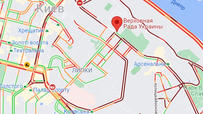 У центрі Києва протест антивакцинаторів: блокують дороги біля Ради – фото, відео, карта