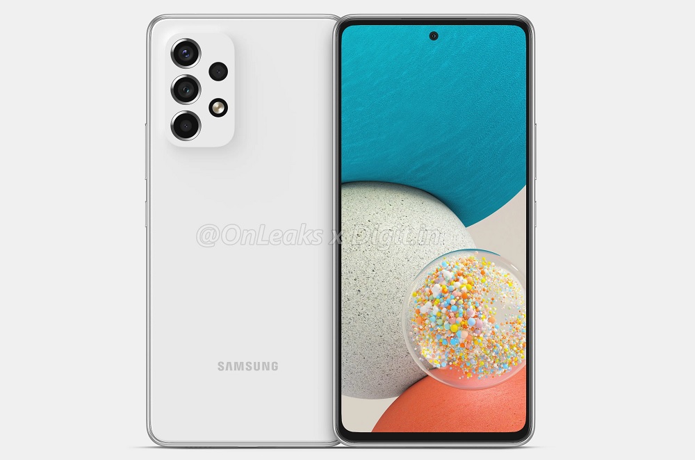 Samsung Galaxy A53 первый рендер. Фото – @OnLeaks