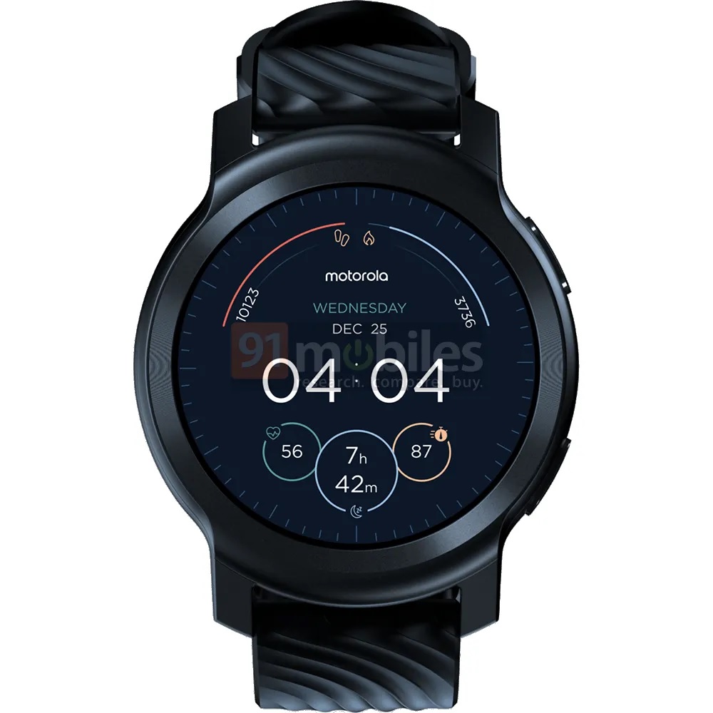 Первые рендеры часов Motorola Moto Watch 100 Фото – 91Mobiles