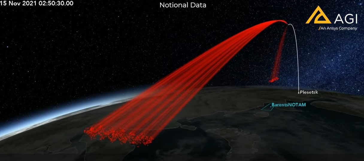 Як Росія знищила супутник і насмітила у космосі: реконструкція ракетного удару – відео