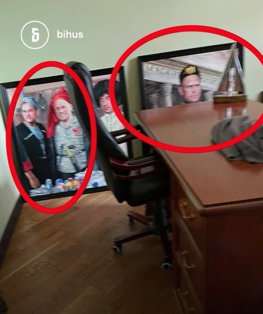 Скриншот с видео Bihus.Info показали фото с "обыска у Кивы". Но выяснилось, что журналисты ошиблись: видео